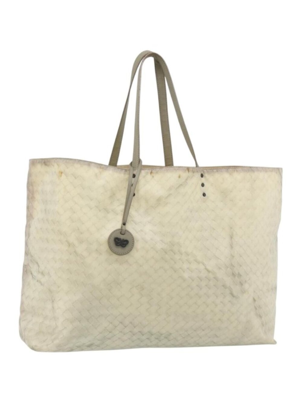 BOTTEGA VENETA Intretti Tote Bag Nylon Beige